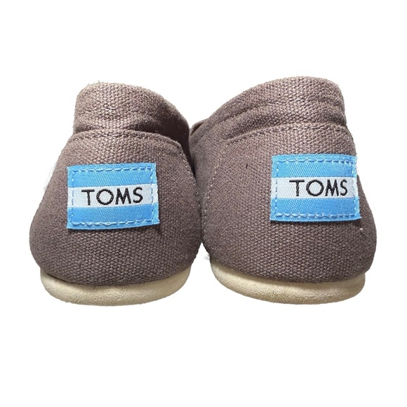 TOMS Alpargata Taupe Canvas Slip-Ons - Picture 5 of 11